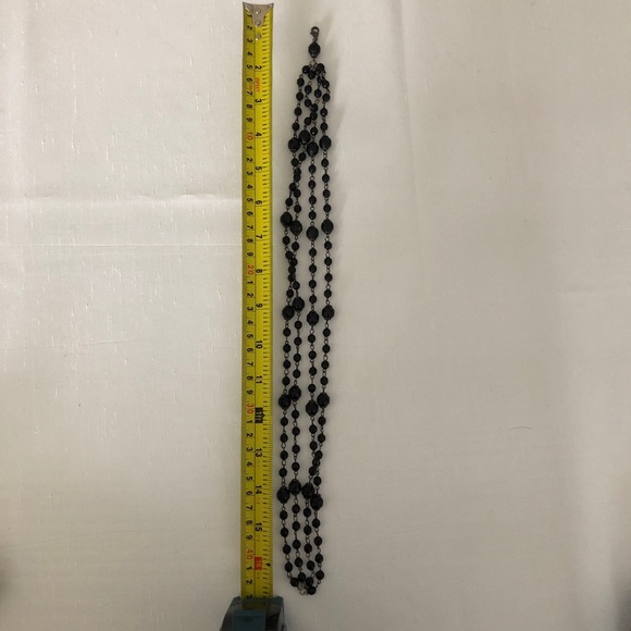 Black Bead Necklace - Picture 4 of 5